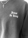 Jesus is King Black Sweatshirt (Unisex)