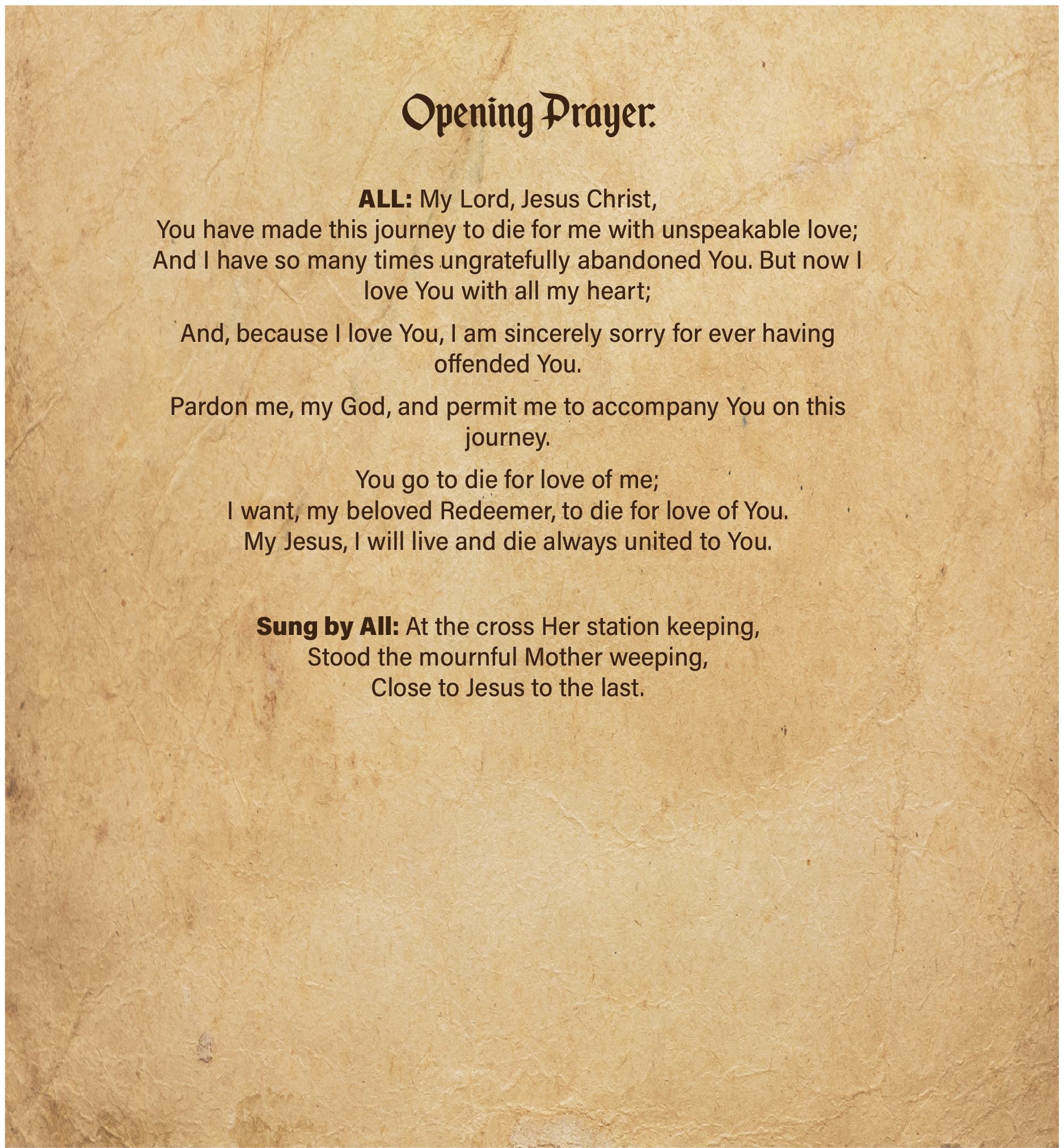 Stations of the Cross Booklet, NEW