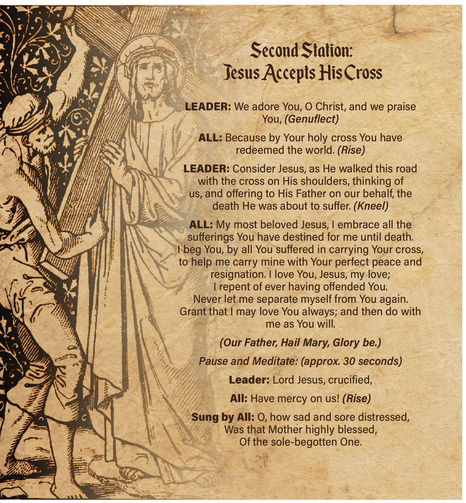 Stations of the Cross Booklet, NEW