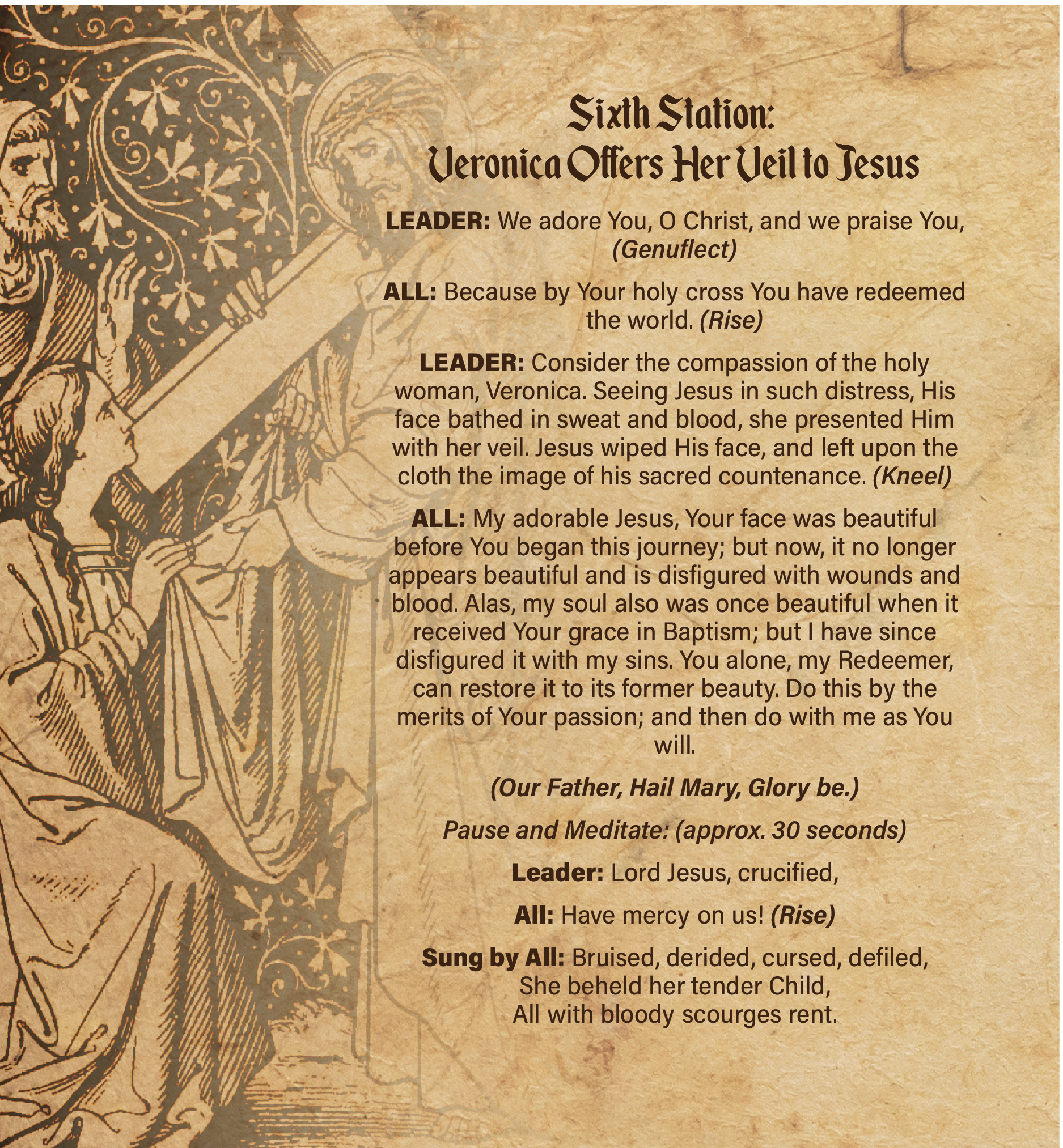 Stations of the Cross Booklet, NEW