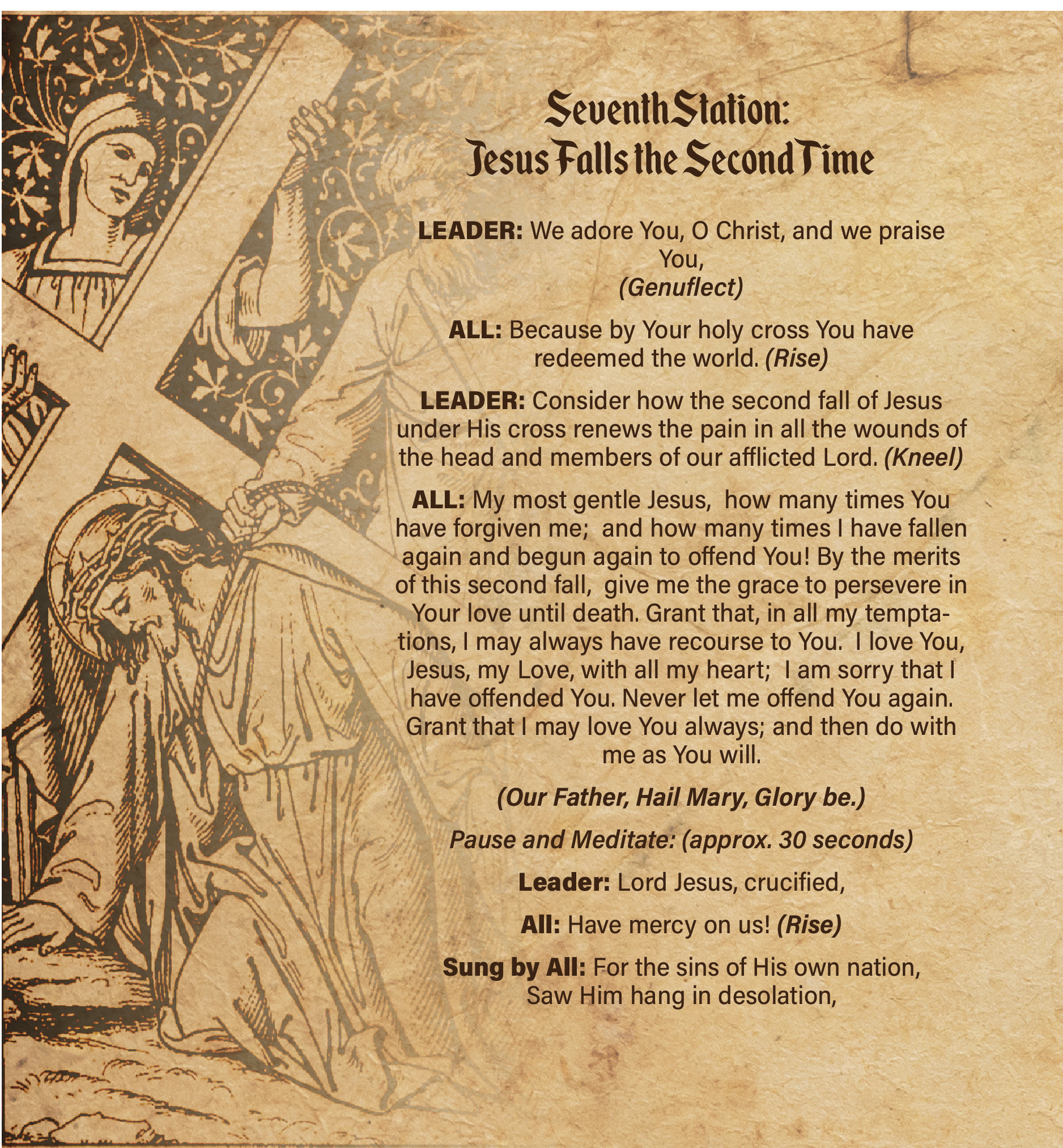 Stations of the Cross Booklet, NEW