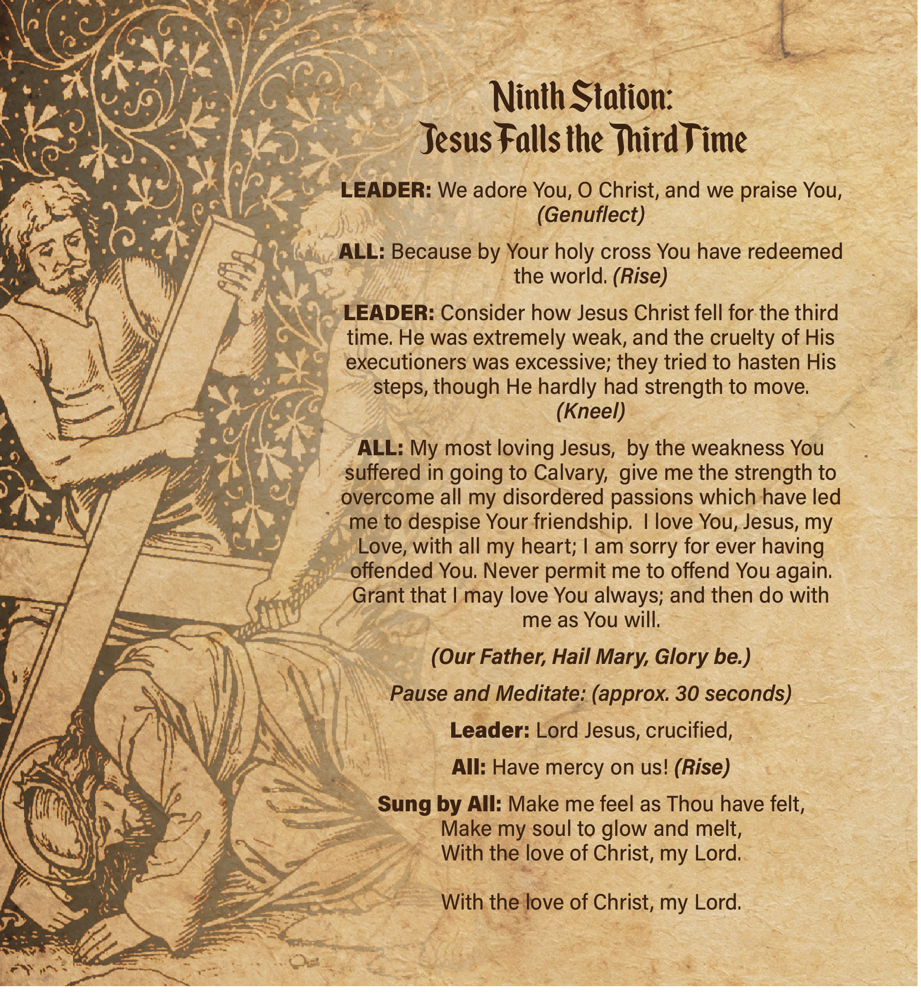 Stations of the Cross Booklet, NEW