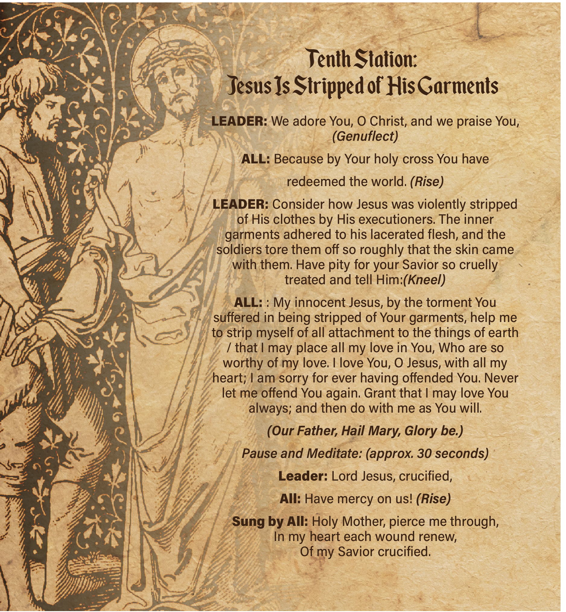 Stations of the Cross Booklet, NEW