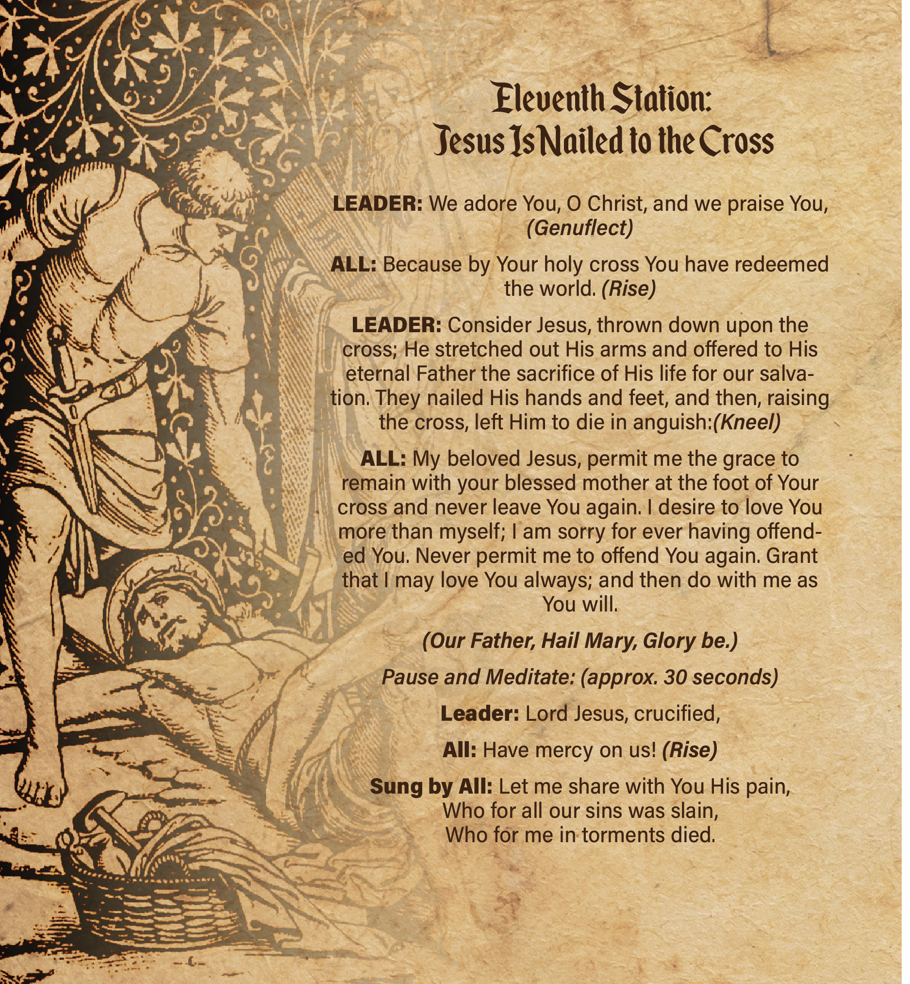 Stations of the Cross Booklet, NEW