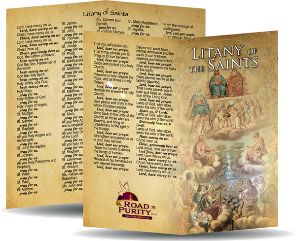 Litany of the Saints Card