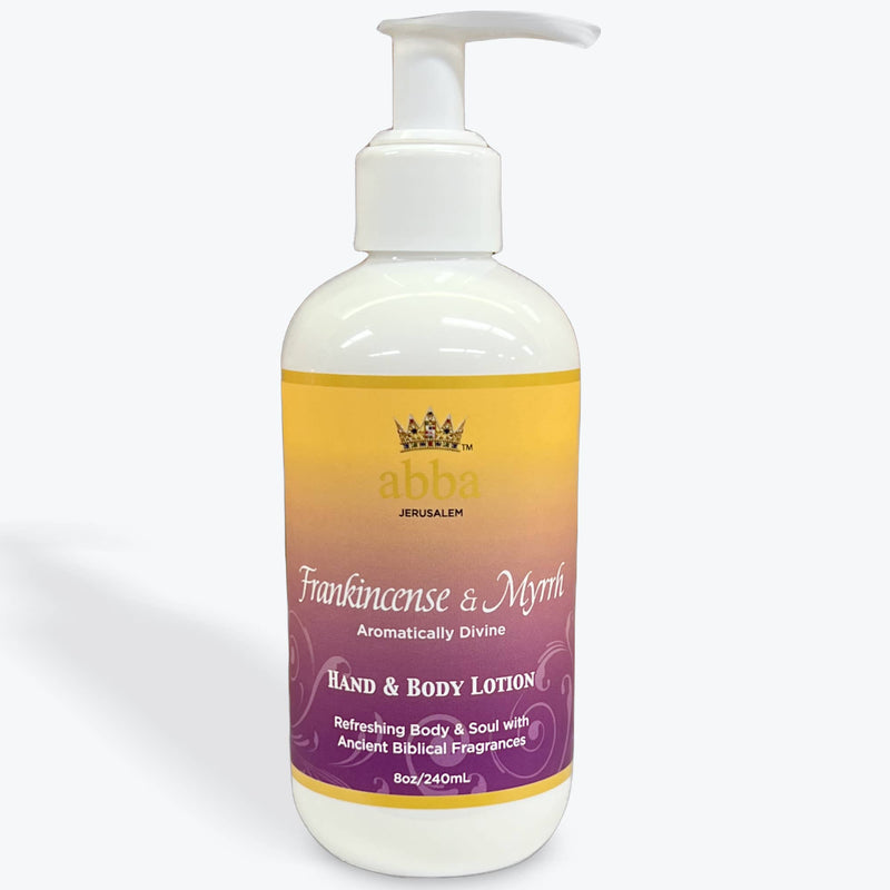 Abba Christian Products - Frankincense & Myrrh Hand and Body Lotion - 8oz