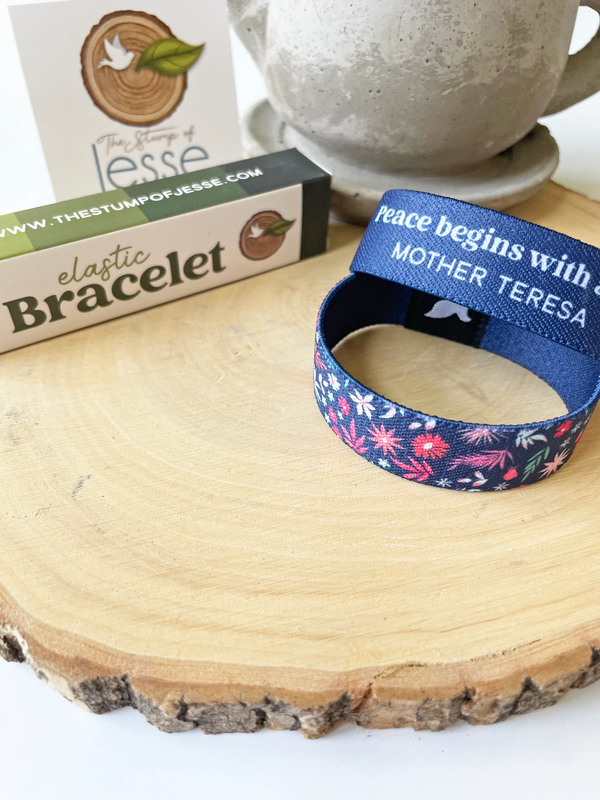 The Stump of Jesse - Mother Teresa Reversible Elastic Bracelet