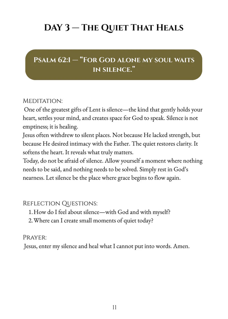 Return To Me - Lenten Prayer Guide, NEW