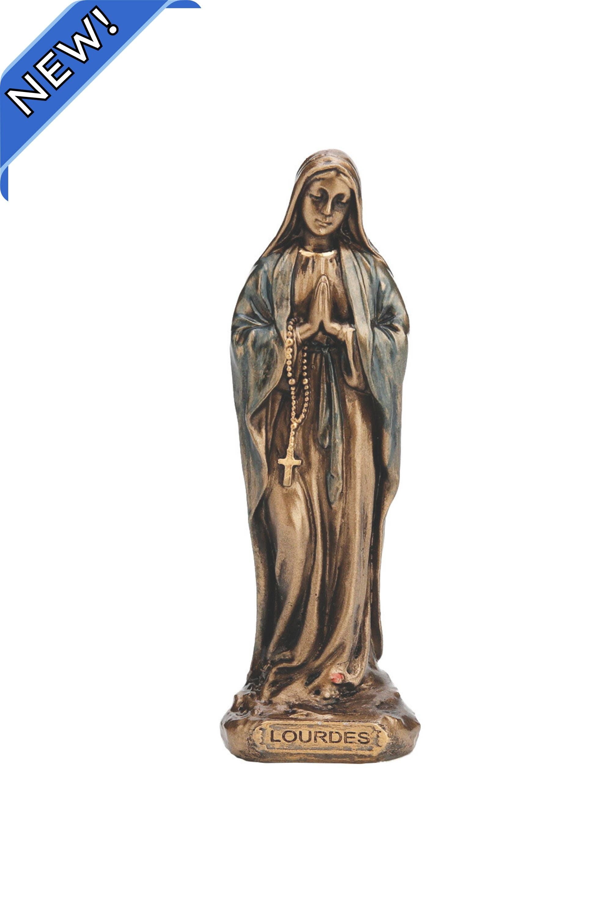 Goldscheider of Vienna - O.L of Lourdes in Cold Cast Bronze 3.25