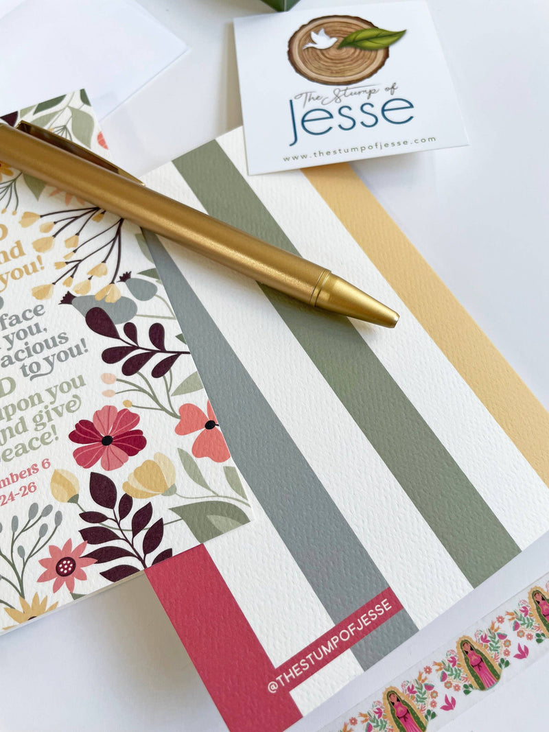 The Stump of Jesse - Blessing Greeting Card I Catholic Greeting Card
