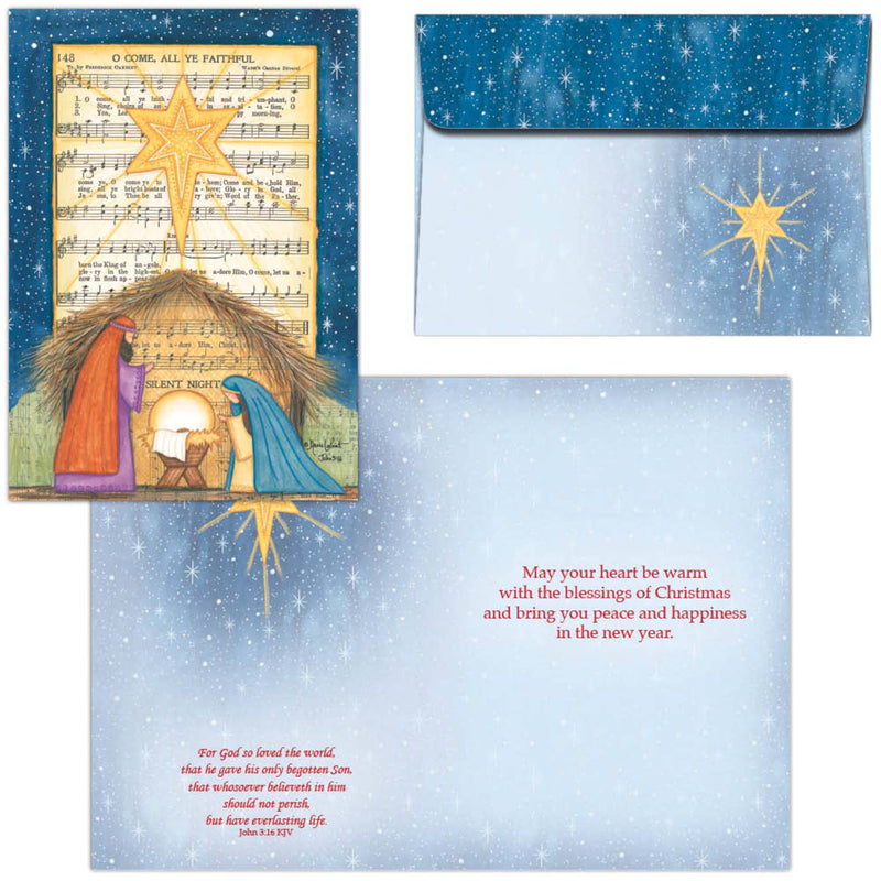 Crown Point Graphics - O Come All Ye Faithful - Boxed Christmas Cards