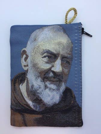 Oremus Mercy - Padre Pio MD Rosary Pouch 4" x 6"