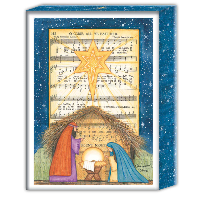 Crown Point Graphics - O Come All Ye Faithful - Boxed Christmas Cards