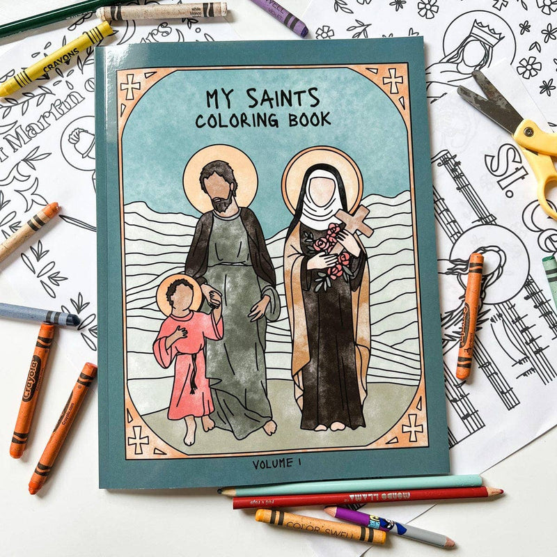 The Little Rose Shop - My Saints Catholic Coloring Book