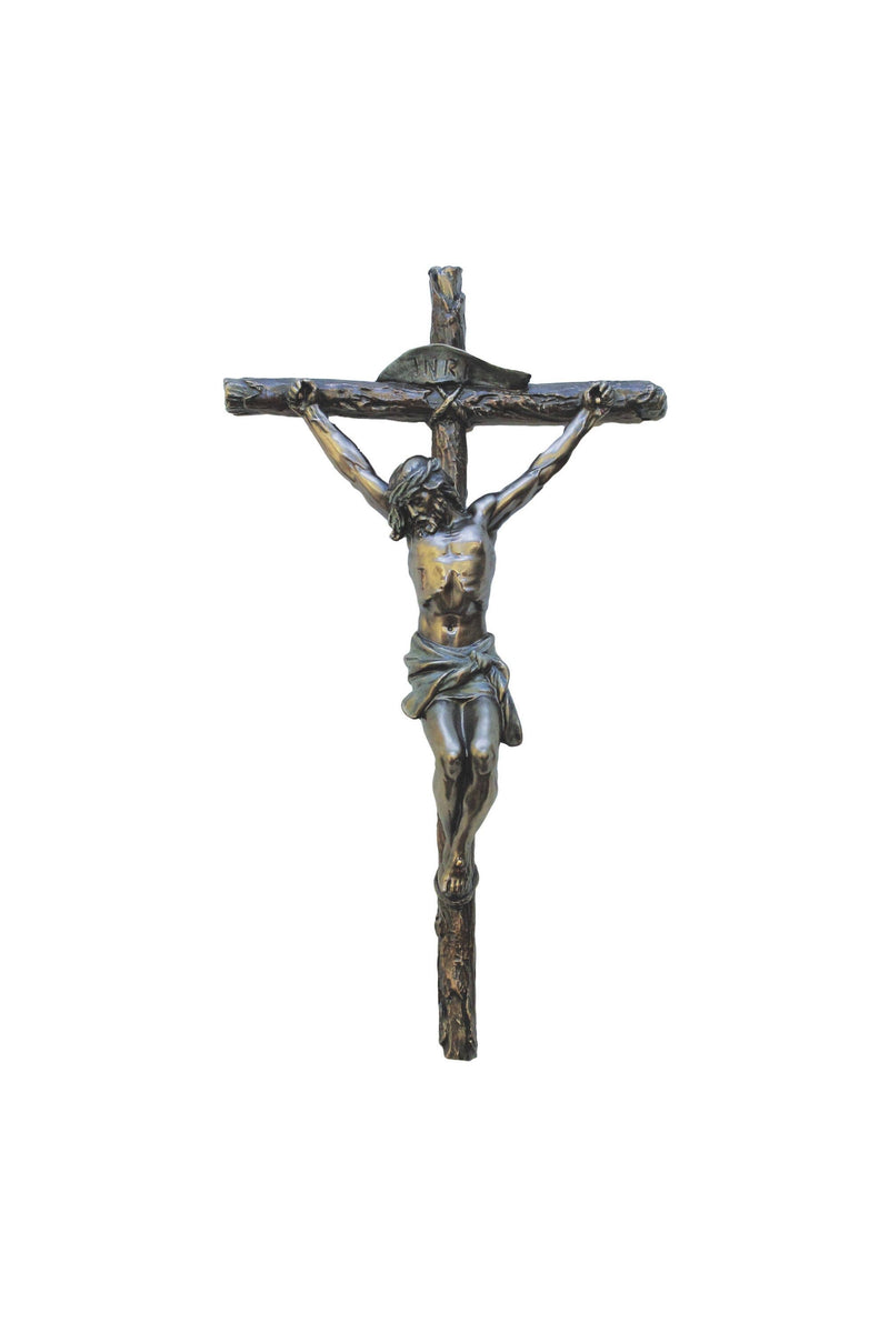 Goldscheider of Vienna - Crucifix in Cold Cast Bronze 10"
