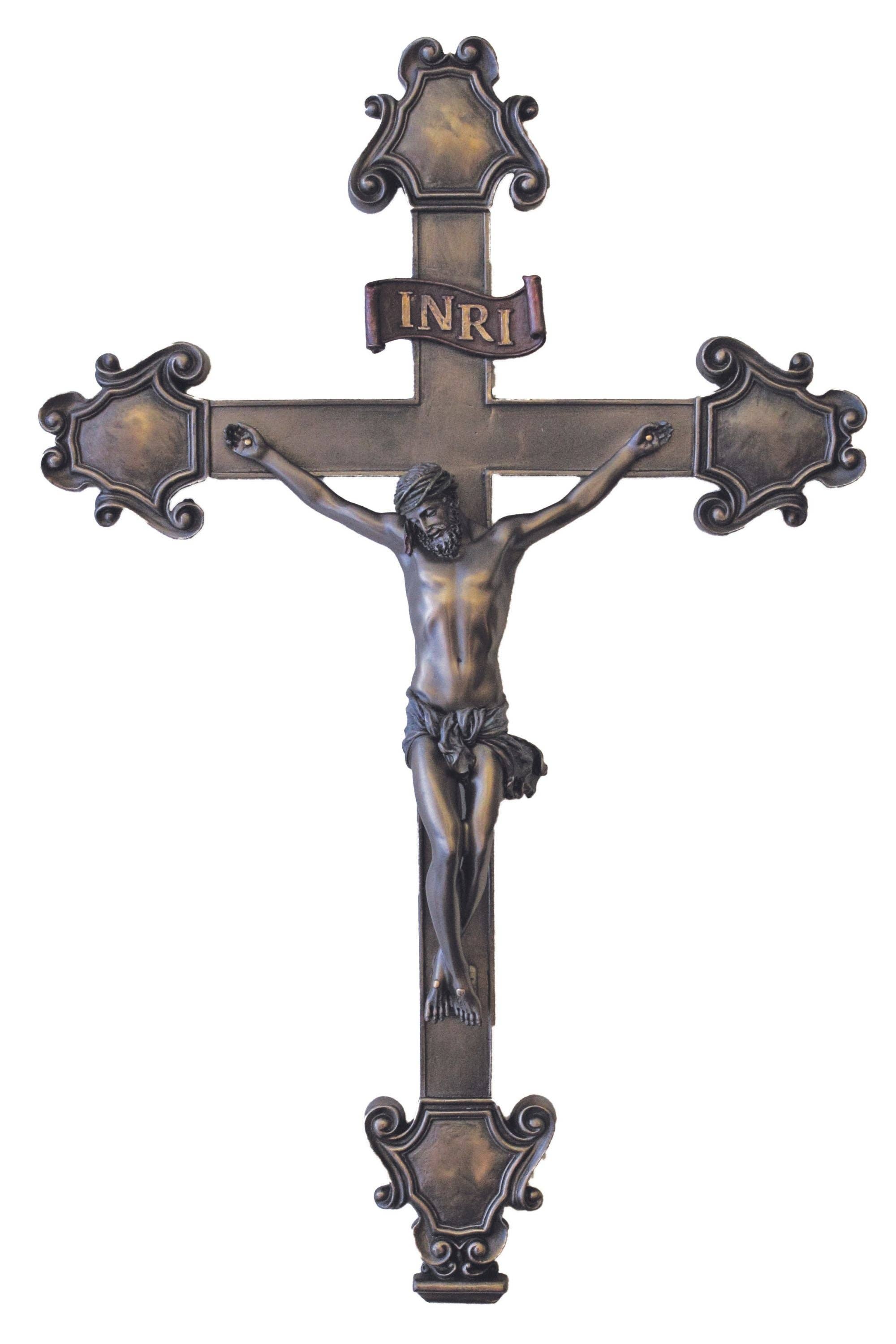 Goldscheider of Vienna - Crucifix in Cold Cast Bronze 16