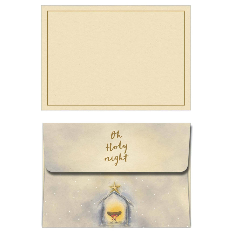 Crown Point Graphics - Crown Point Graphics Oh Holy Night Boxed Christmas Cards, 26 Count