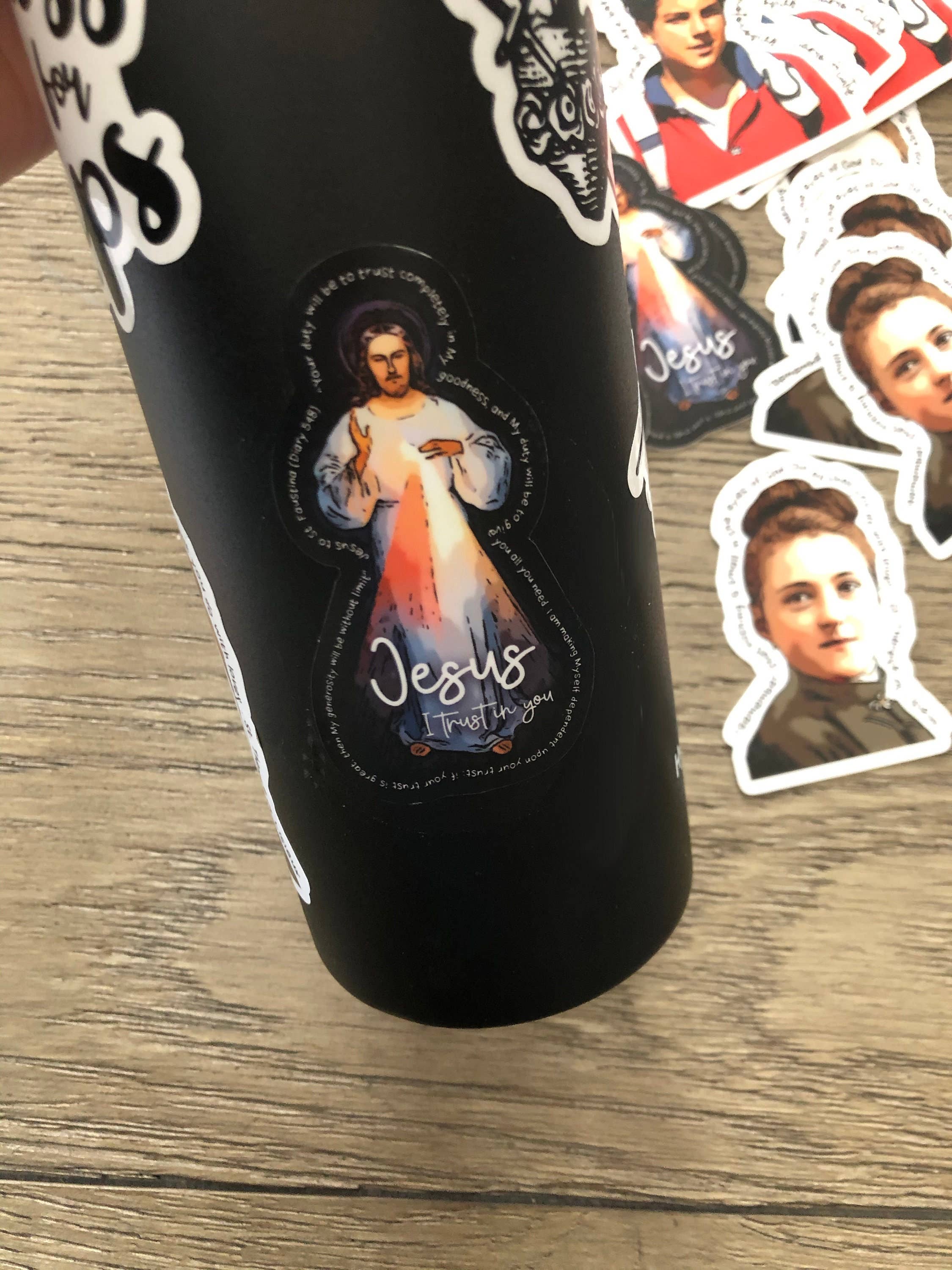 The Stump of Jesse - Divine Mercy Jesus Catholic Sticker