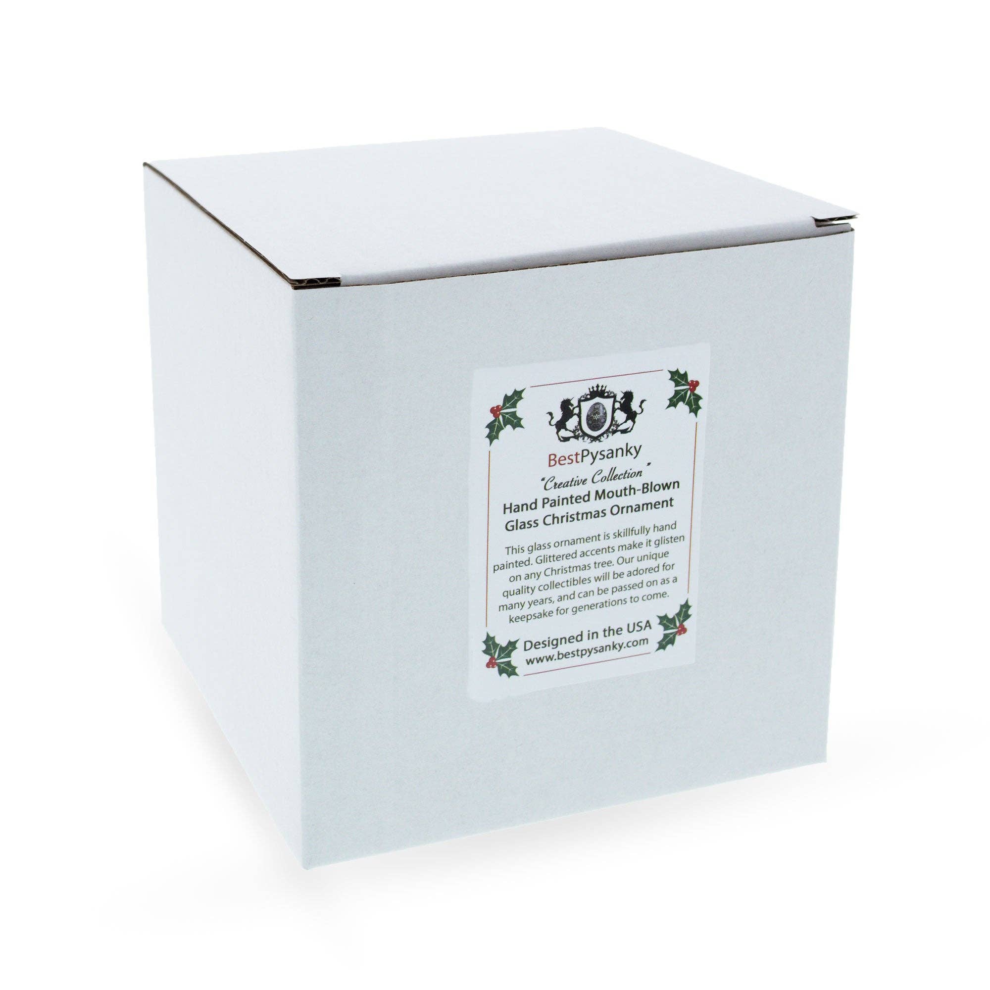 Reverent Virgin Mary with Baby Jesus Glass Ornament