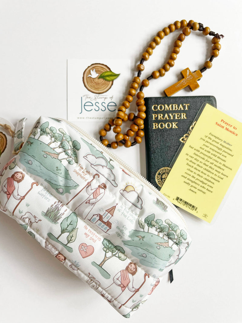 The Stump of Jesse - The Good Shepherd lightweight waterproof puffer pouch