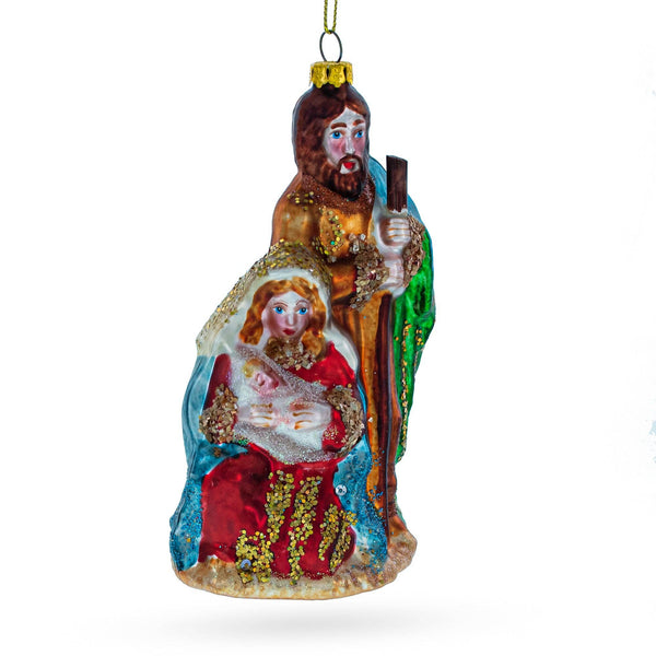 Sacred Holy Family- Miraculous Glass Ornament