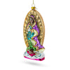 Reverent Virgin Mary Glass Ornament