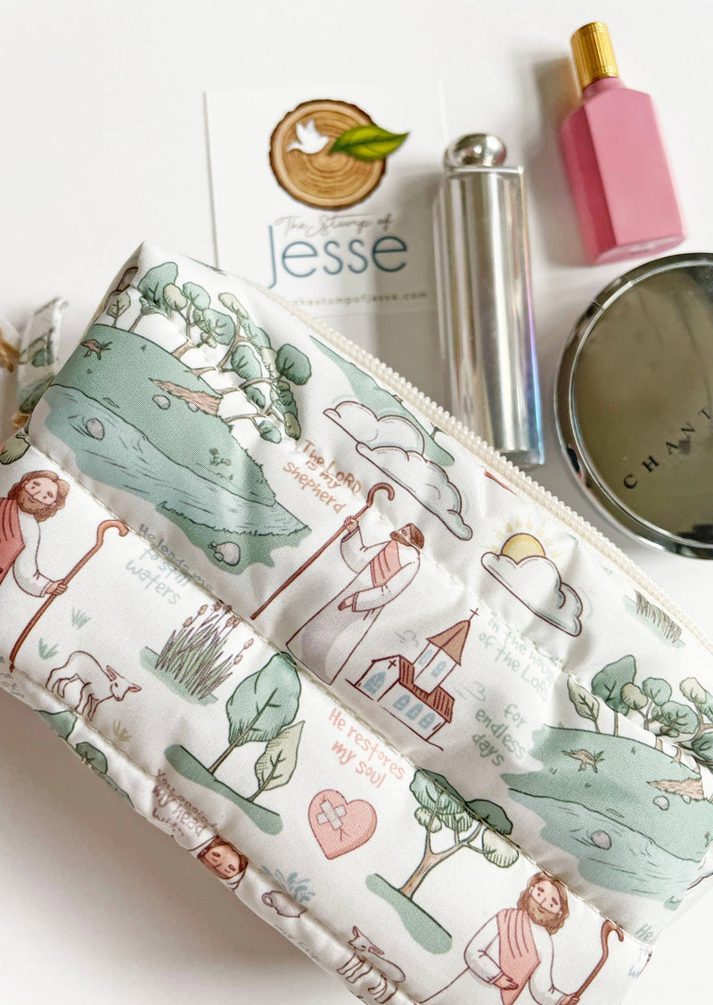 The Stump of Jesse - The Good Shepherd lightweight waterproof puffer pouch