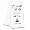 The World is Thy Ship Catholic Kitchen Towel - St. Therese