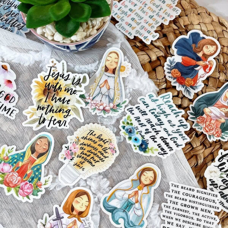 Just Love Prints - Auspice Maria Vinyl Sticker