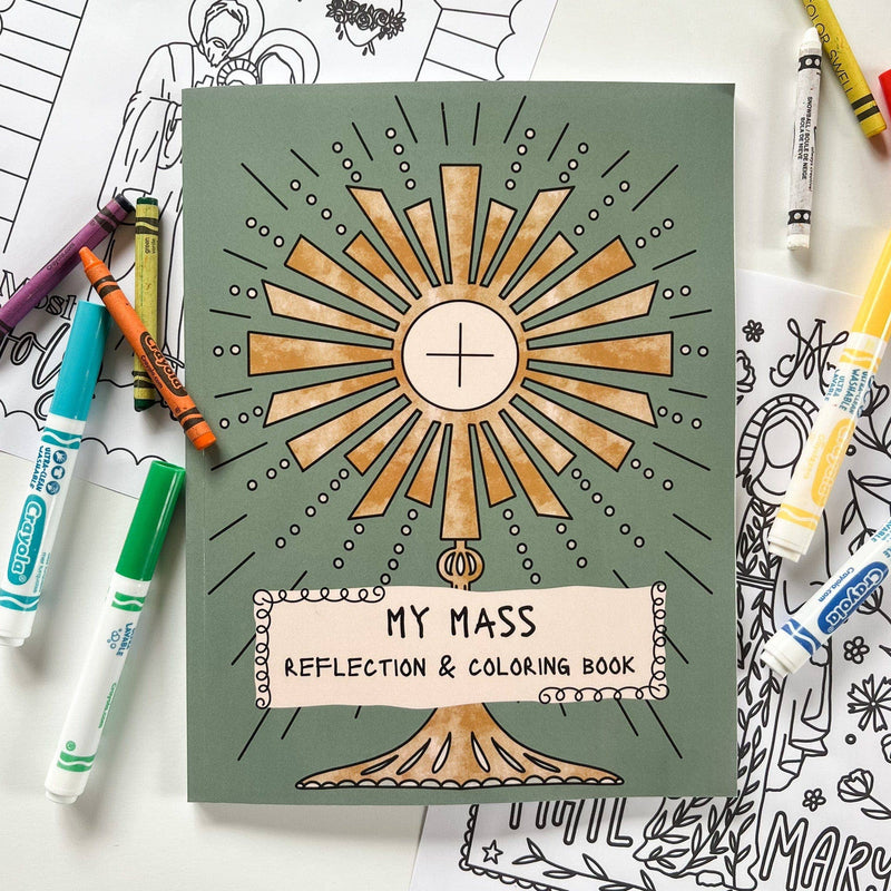 The Little Rose Shop - My Mass Reflection & Coloring Book