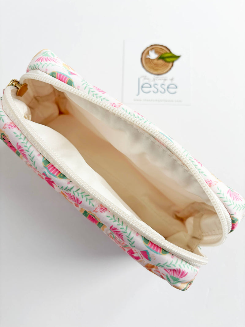 The Stump of Jesse - Our Lady of Guadalupe lightweight waterproof puffer pouch