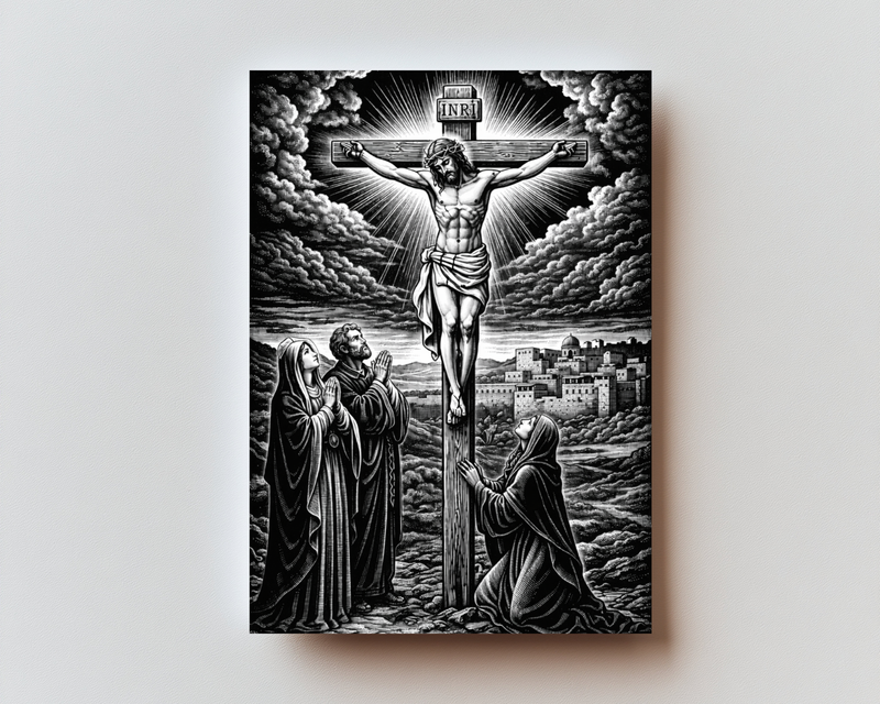 Catholic Prayer for Ancestral Curses Premium Metal Prayer Card