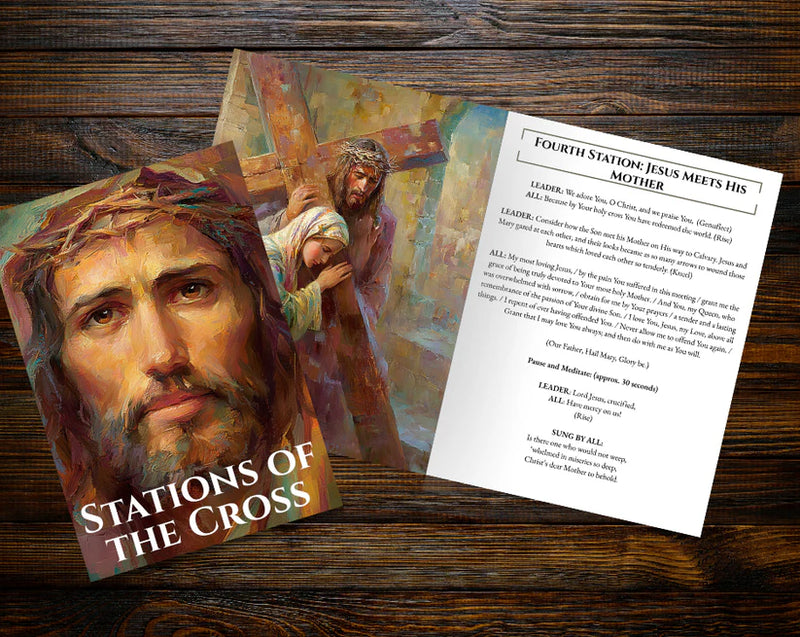 Stations of the Cross Booklet, NEW