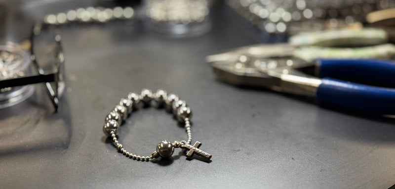 Knuckle Rosary - Fashioned for Men, NEW