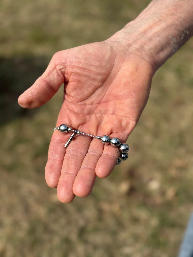 Knuckle Rosary - Fashioned for Men, NEW