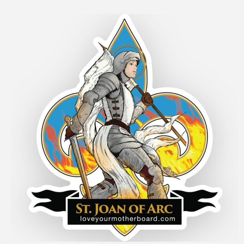 St. Joan of Arc Sticker Decal - NEW