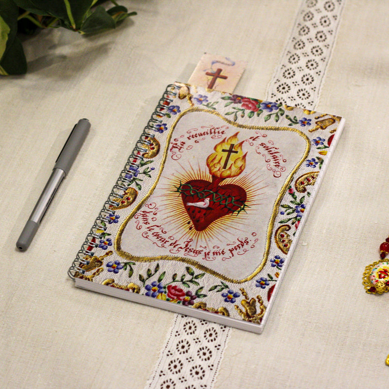Birds & Sacred Heart Writing Journal