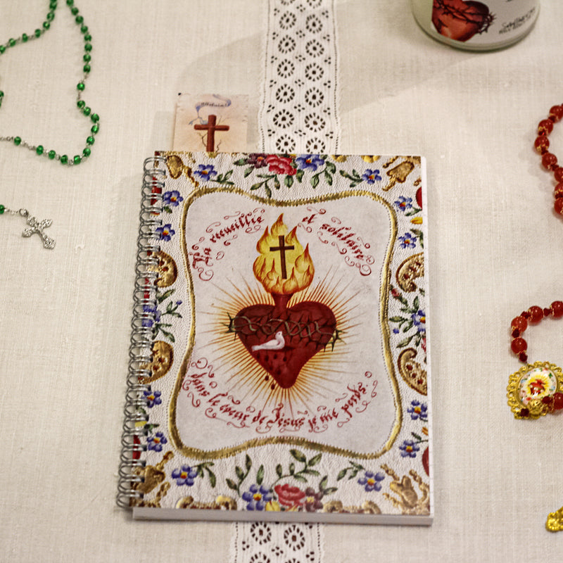 Birds & Sacred Heart Writing Journal