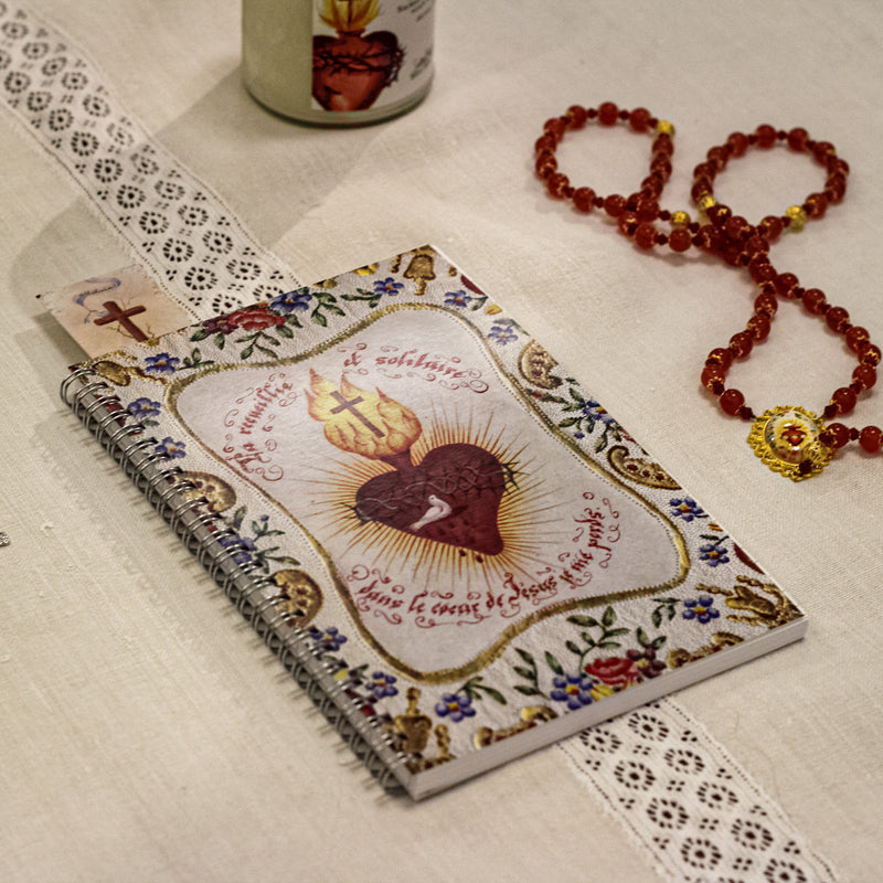 Birds & Sacred Heart Writing Journal
