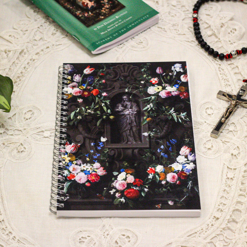 Garland of Marian Flowers Writing Journal.