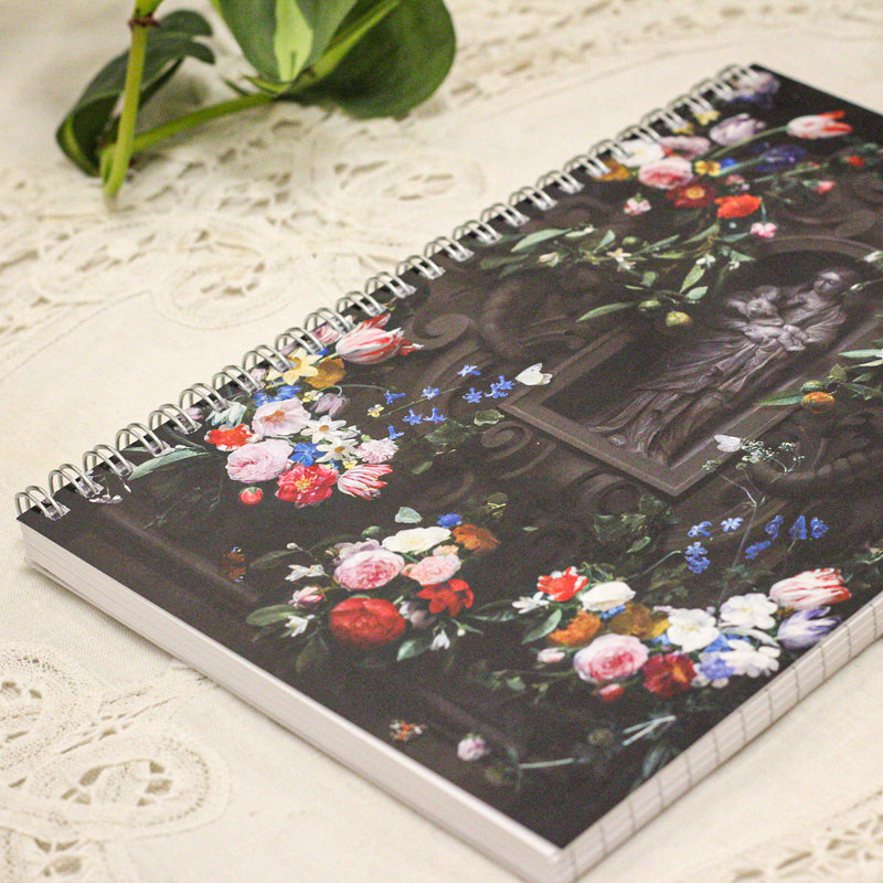 Garland of Marian Flowers Writing Journal.