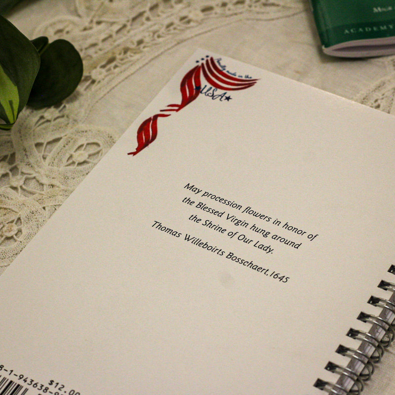 Garland of Marian Flowers Writing Journal.