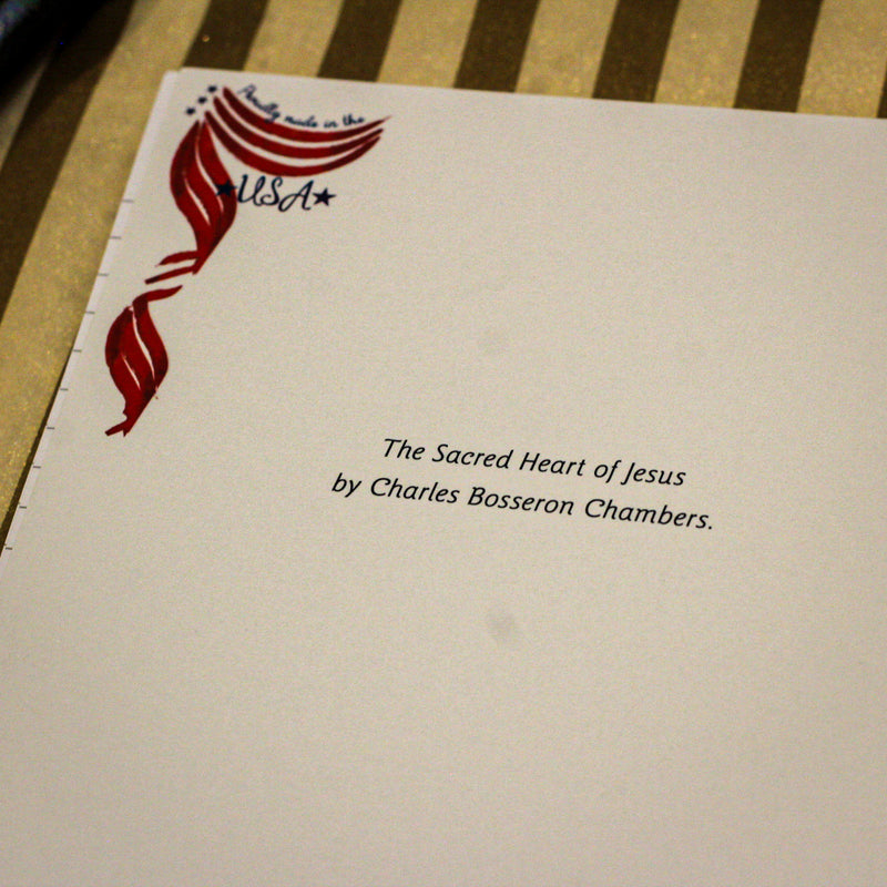 The Sacred Heart of Jesus by Chambers Writing Journal.