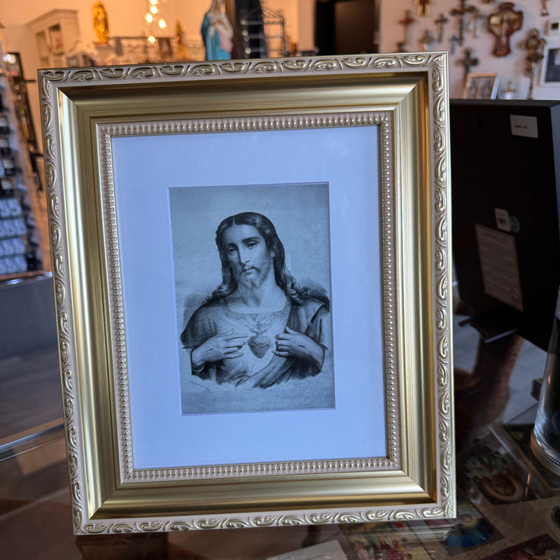 French Sacred Heart of Jesus Print 5X7