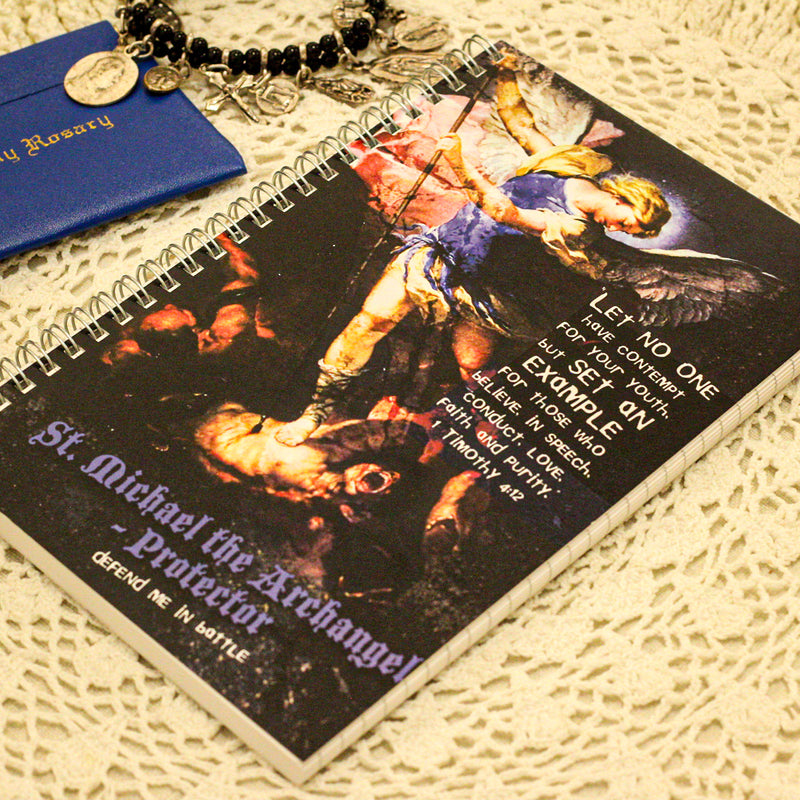 Teen Chastity Boy -  St. Michael the Archangel Writing Journal