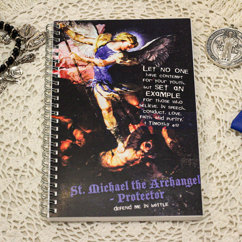 Teen Chastity Boy -  St. Michael the Archangel Writing Journal
