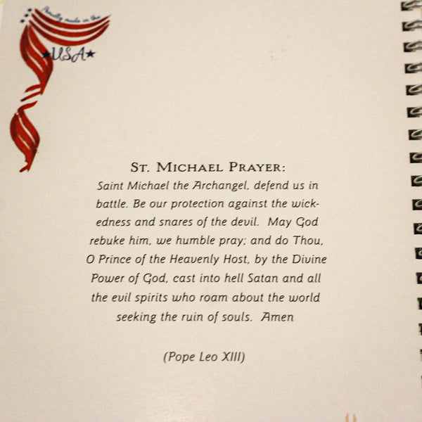 Teen Chastity Boy -  St. Michael the Archangel Writing Journal