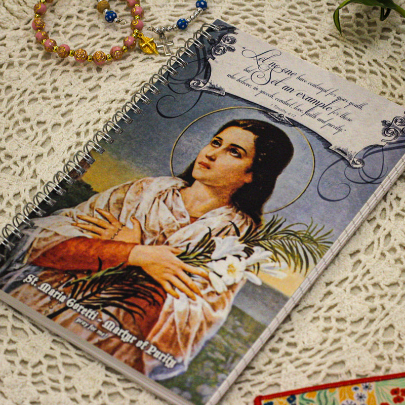Teen Chastity Girl -  St. Maria Goretti, Martyr of Purity Writing Journal
