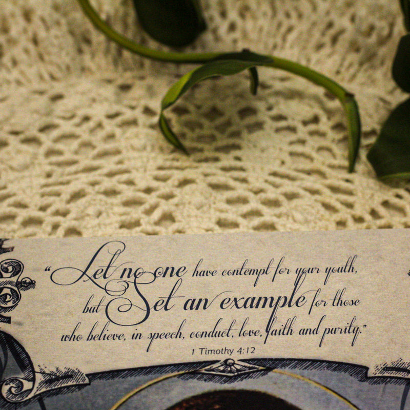 Teen Chastity Girl -  St. Maria Goretti, Martyr of Purity Writing Journal