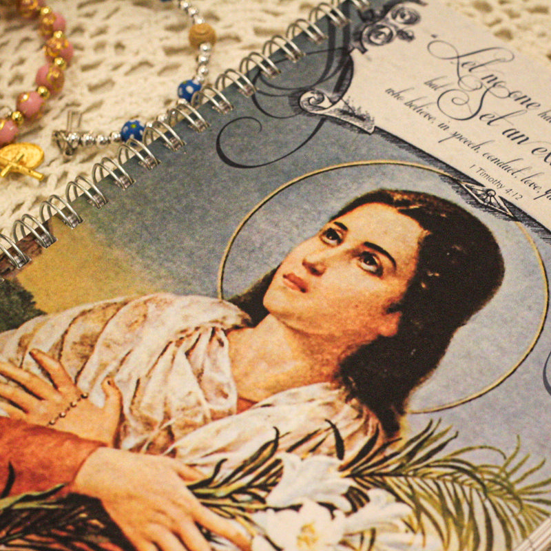 Teen Chastity Girl -  St. Maria Goretti, Martyr of Purity Writing Journal